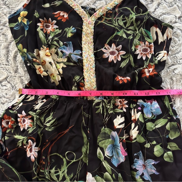 Coco + Carmen Black Floral Jumpsuit - Picture 10 of 15
